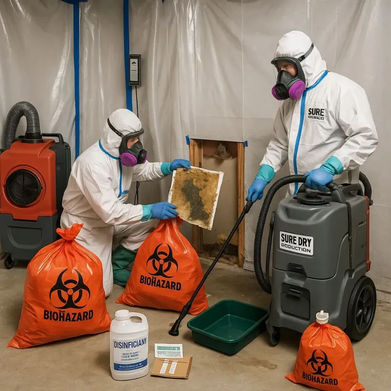 Contaminated Water Handling Protocols process in Amite County, MS